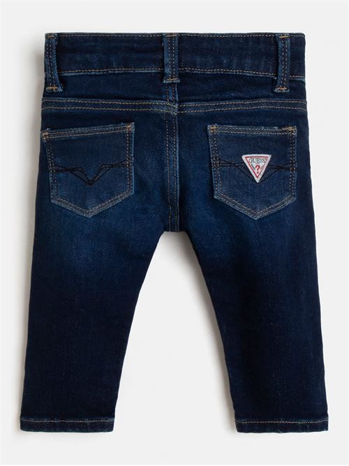 DENIM SLIM PANTS W/DAMAGES GUESS | N2BA05D4660/ESTY