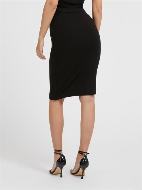 LEILA LONGUETTE SKIRT GUESS | W3YD76K8RT2/JBLK