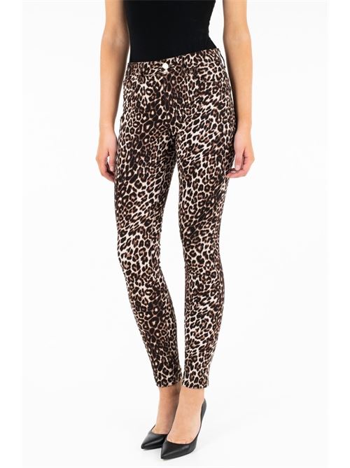 LEOPARD 1981 SKINNY GUESS | W84AB4D35U0/SXRW