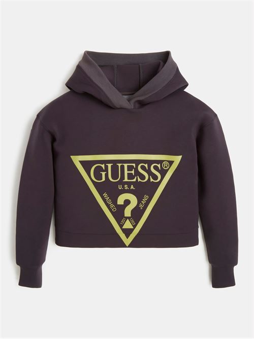 HOODED LS ACTIVE TOP GUESS | J2RQ22KAMN2/G7FQ