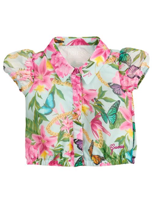 CHIFFON SS SHIRT GUESS | K2GH04WA2T0/P848