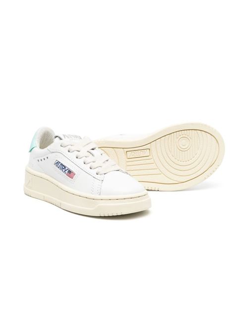 DALLAS KIDS  LOW KID LEAT/LEAT WHT/TURQ AUTRY | KDLKLL17-LL17