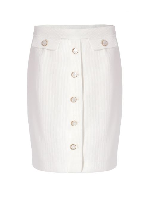 PENCIL MIDI SKIRT WHITE FRACOMINA | FR24SG2004W67301/278