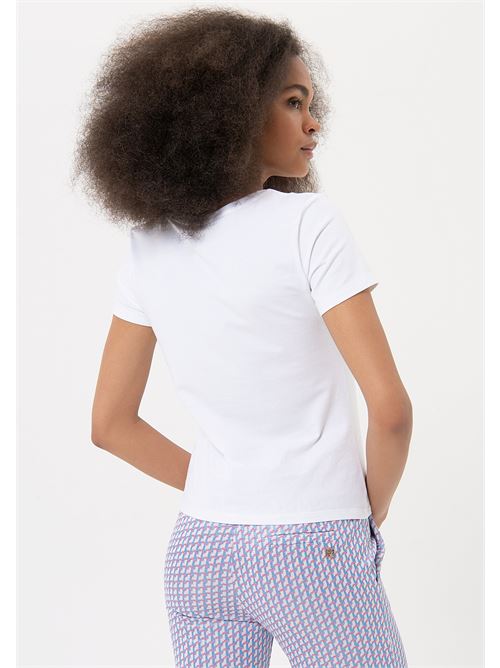 GRAPHIC T-SHIRT SHOE WHITE FRACOMINA | FR24ST3004J40108/278