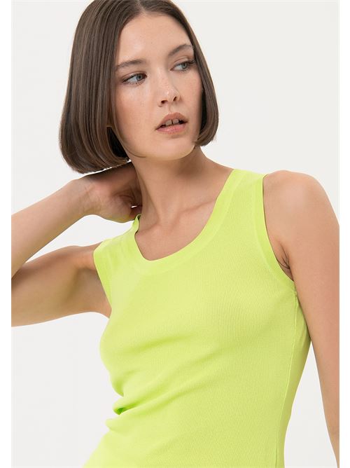 LONG TANK TOP AVOCADO FRACOMINA | FR24ST4001K41601/G48