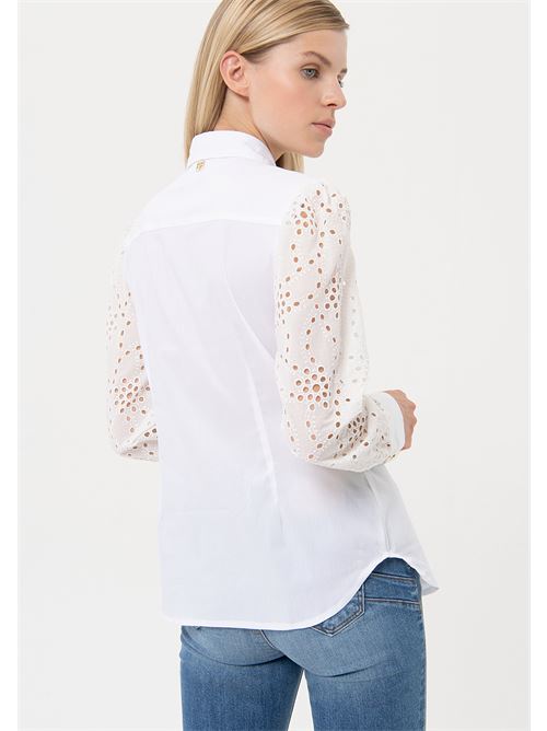 SHIRT WHITE FRACOMINA | FR24ST6007W408R1/278