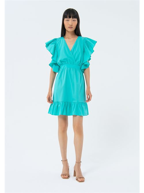 MINI DRESS TURQUOISE FRACOMINA | FS24SD1003W52001/268