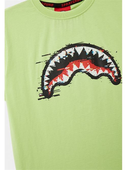 GLITCH T-SHIRT SPRAYGROUND | SPY1021/LIME