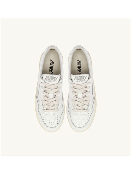 PLATFORM LOW WOM-LEAT/LEAT AUTRY | PTLW-LL15/WHT/WHT