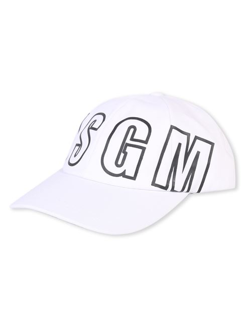 CAP MSGM | MS028799/BIANCO