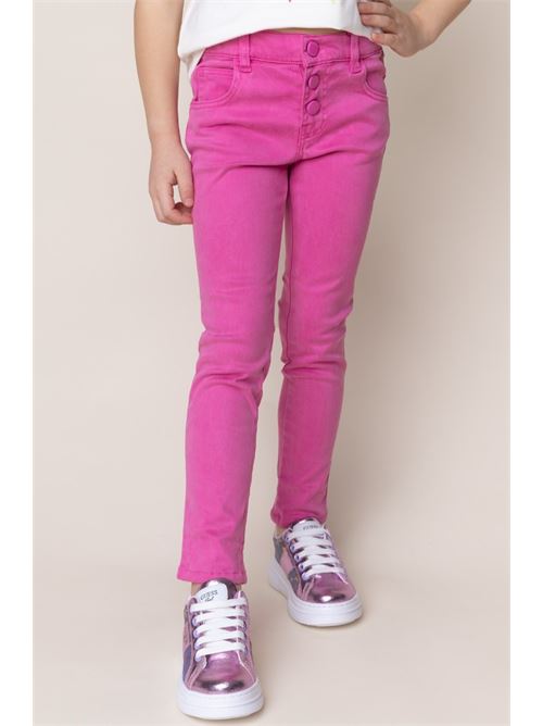 STRETCH SATEEN SKINNY PANTS GUESS | K2RB04WB7X0/G618