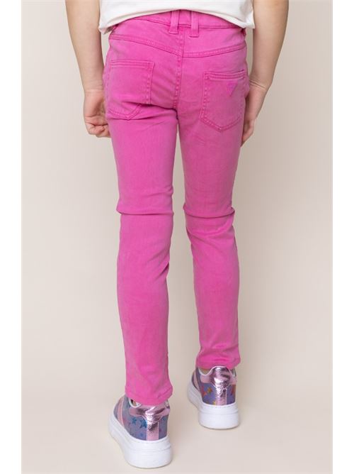 STRETCH SATEEN SKINNY PANTS GUESS | K2RB04WB7X0/G618