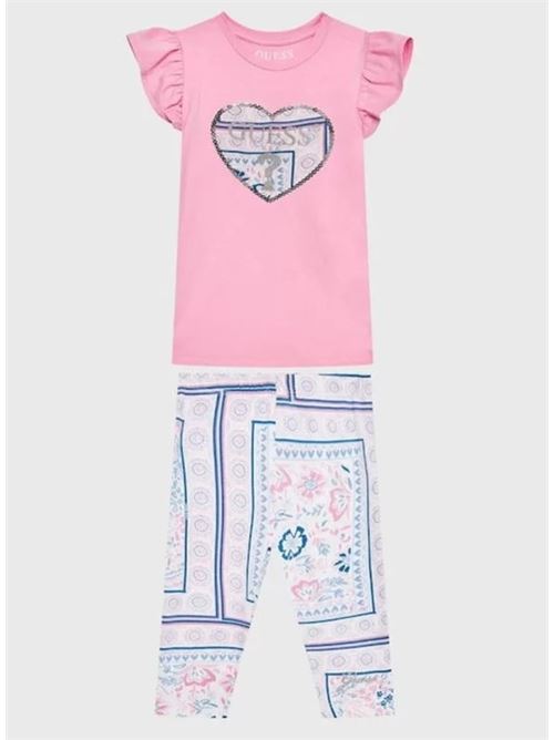 SET SS T-SHIRT + LEGGINGS GUESS | K3GG00K6YW3/P27A