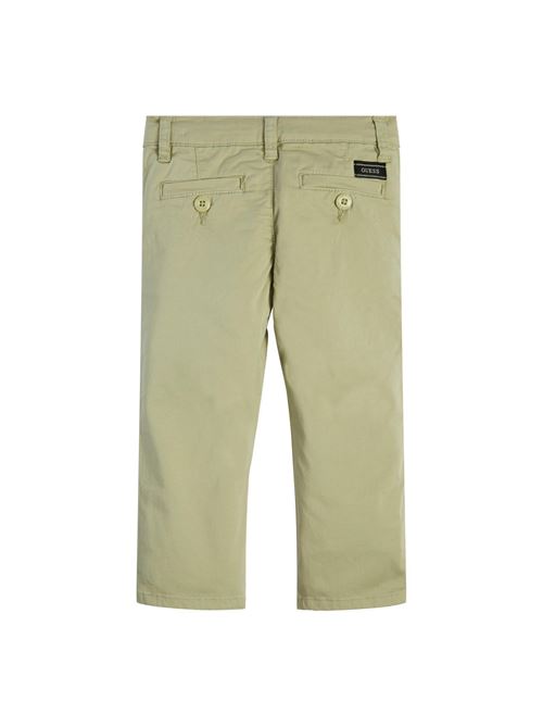 SATEEN CHINO SLIM PANTS GUESS | N3GB07WEHX3/G8CR