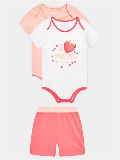 SET 2PC SS BODY+SHORTS GUESS | S3GG01K6YW1/G6L1